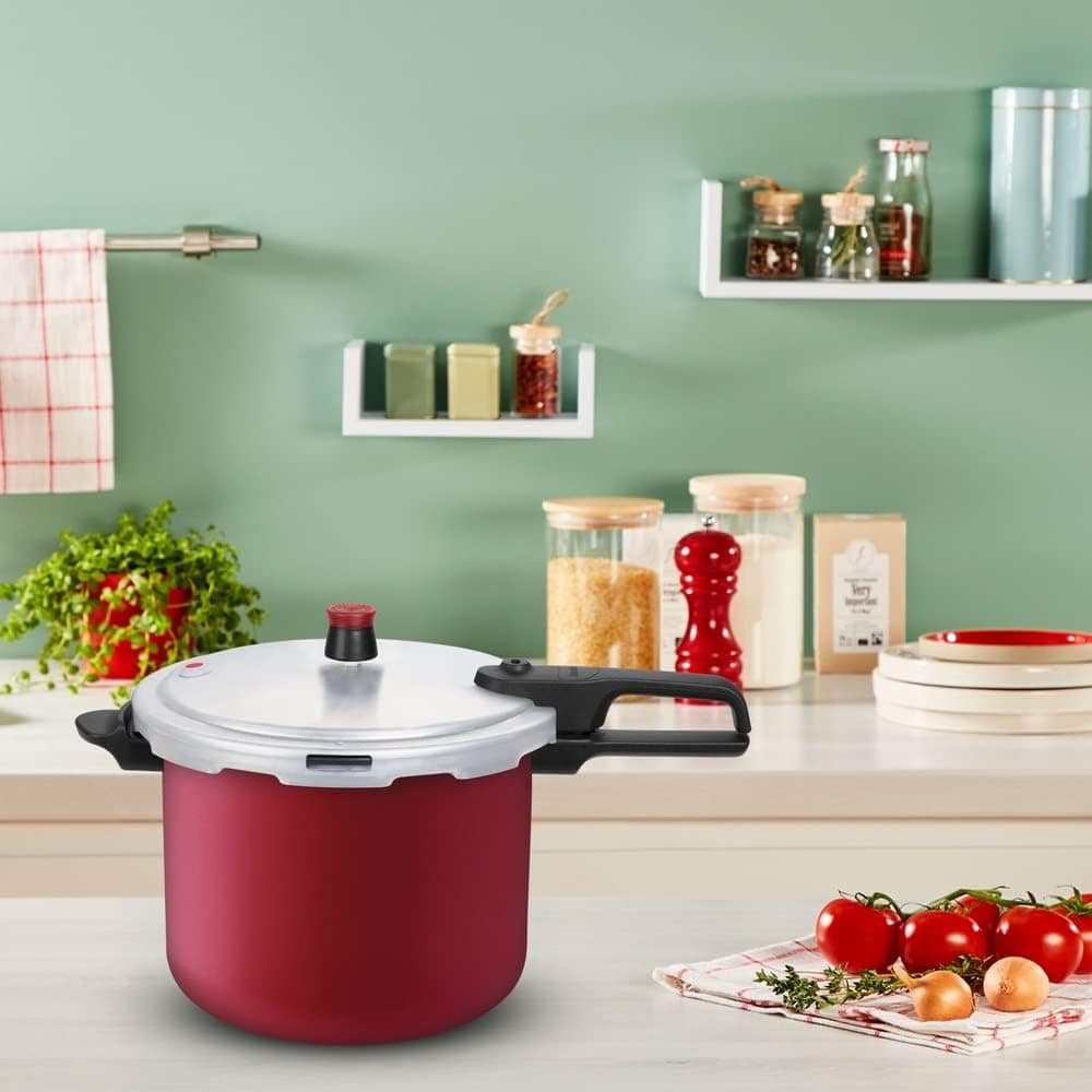 Panela de Pressão 7,6L Rochedo Segura Vermelha Fechamento Ex... - Image 18