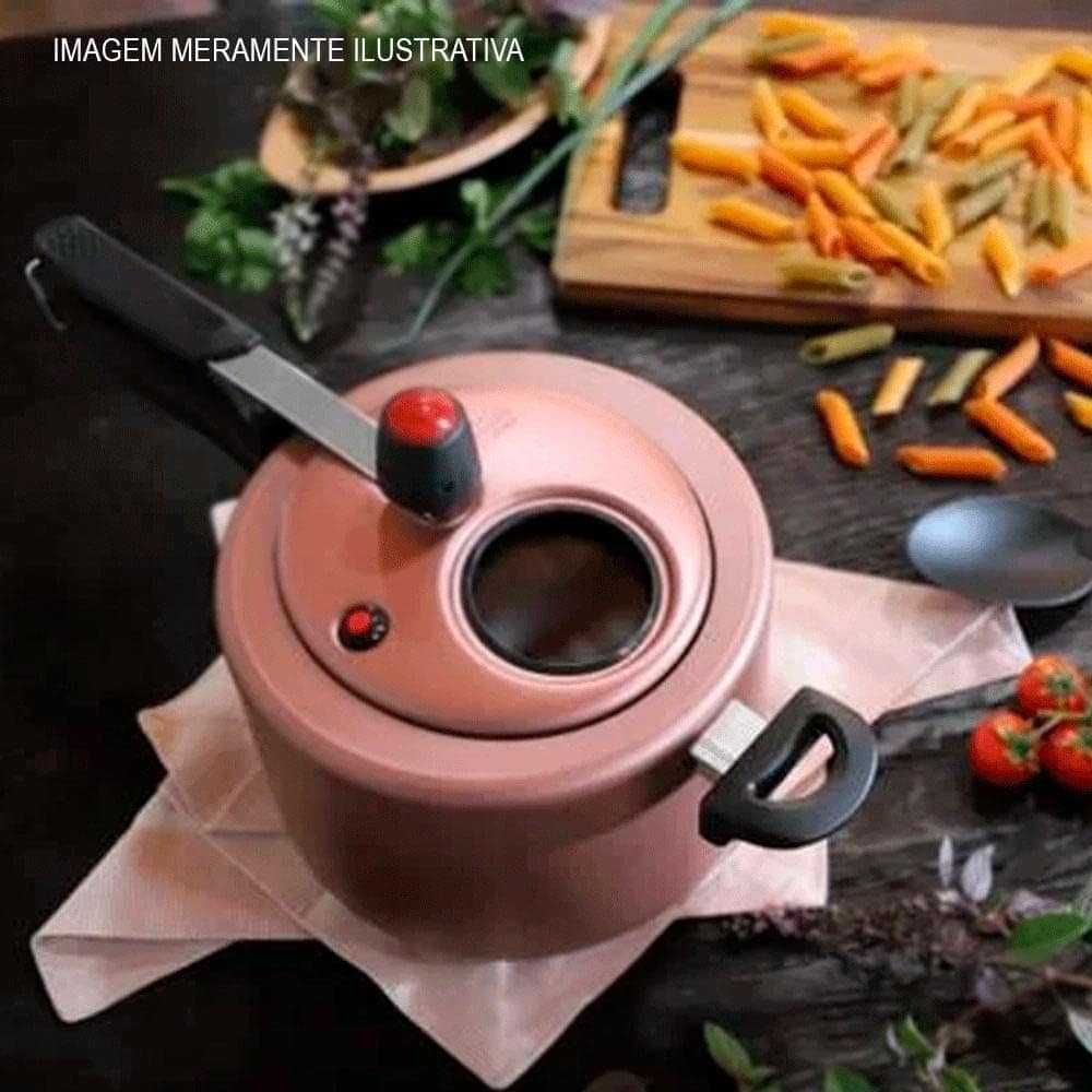 Panela de pressão 4,5 litros com visor de vidro na tampa Mta... - Image 5