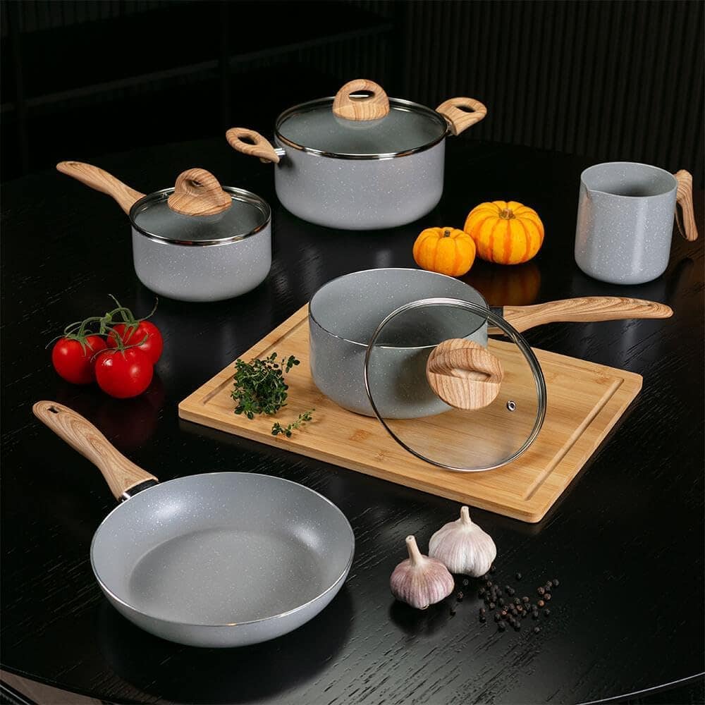 Jogo de Panelas Smart Plus 5 Peças Gris Brinox - Image 2