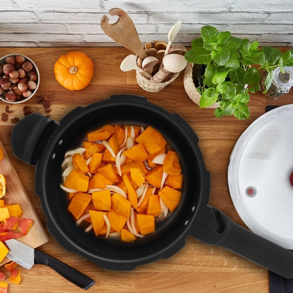 Panela de Pressão 7,6L Rochedo Segura Vermelha Fechamento Ex... - Image 28