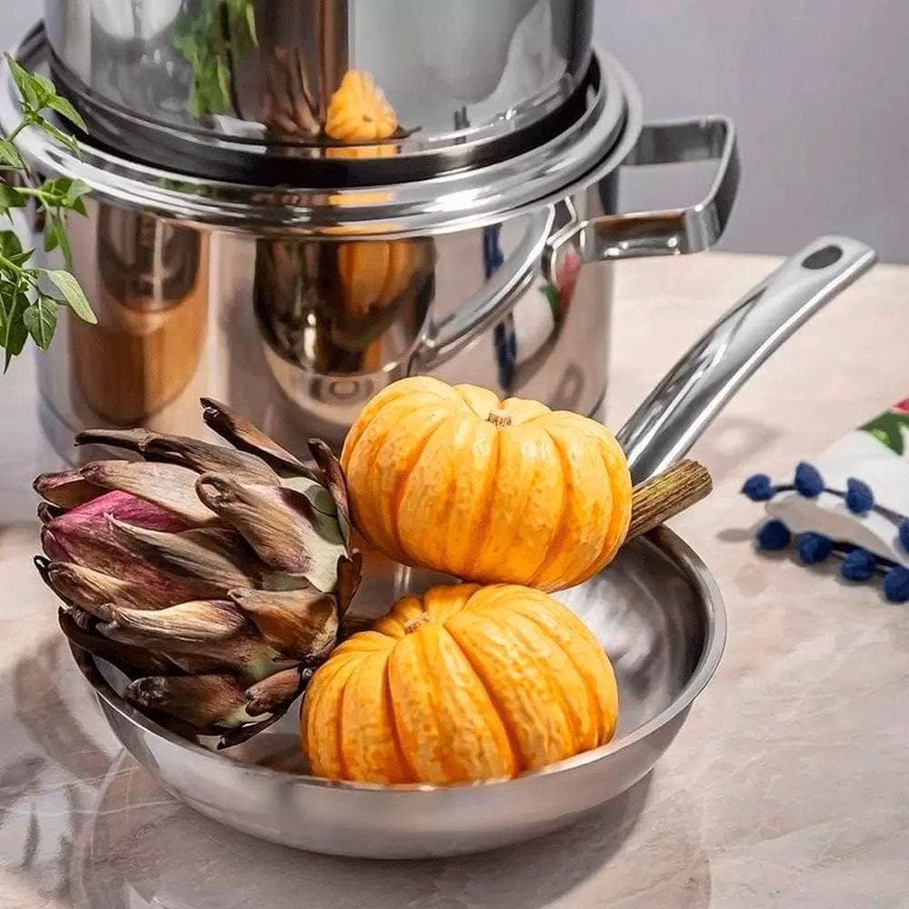 Jogo de Panelas 5 peças Palazzo, Fundo Triplo, Brinox, Aço I... - Image 8