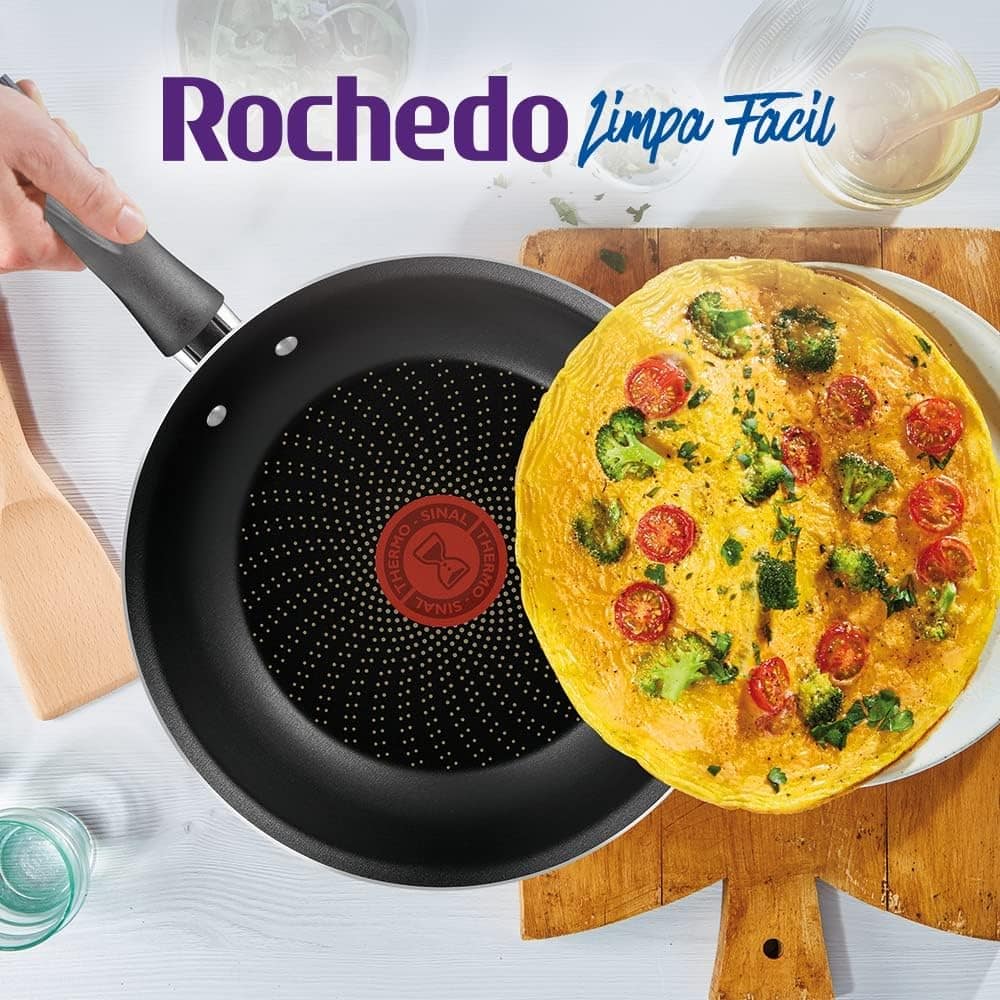 Frigideira Francesa Rochedo Limpa Fácil Vermelho 20cm - Image 5