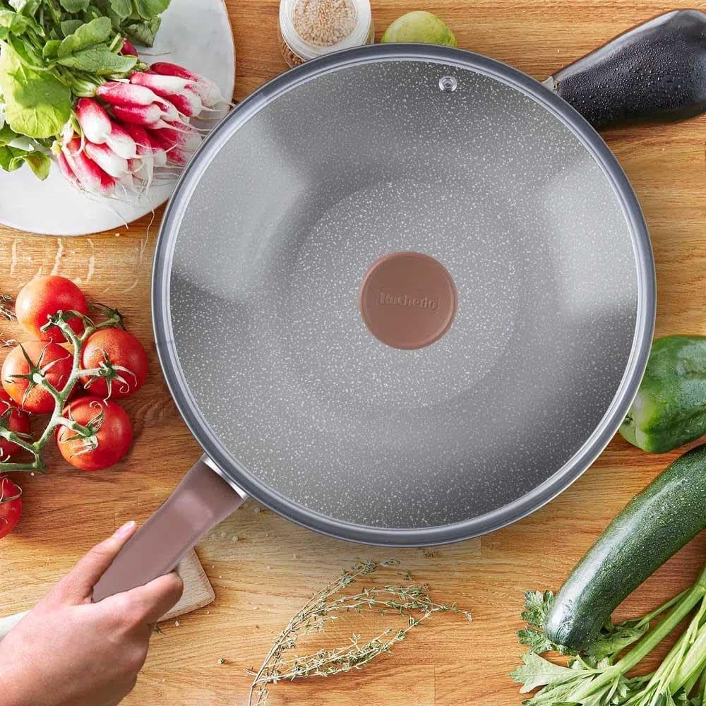 Frigideira Wok Antiaderente Rochedo Natural Stone 28cm - Image 5