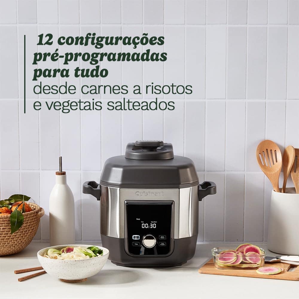 Cuisinart, Panela de Pressão Elétrica, 1800W, Multicooker de... - Image 3