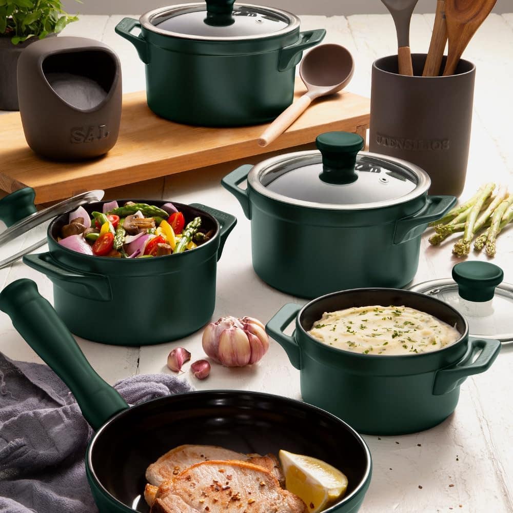 Ceraflame Conjunto Panelas de Cerâmica Clear 5 Peças Pomodor... - Image 2