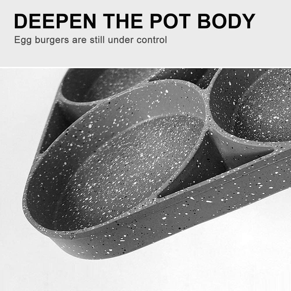 Frigideira Antiaderente Para Ovo Com 4 Divisórias 33cm - Image 2