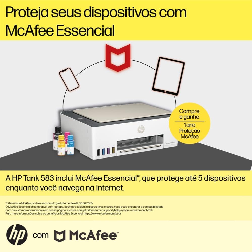 Impressora Multifuncional HP Smart Tank 583 Tanque de Tinta ... - Image 2