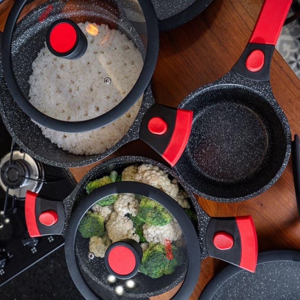Conjunto de Panelas Antiaderentes Autêntico Chef 4 Peças - Image 7
