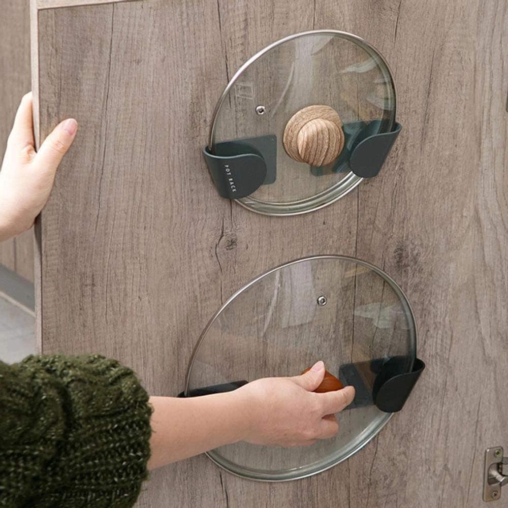 Kit 2 Suporte Para tampas de Panelas Organizador de Armário - Image 2