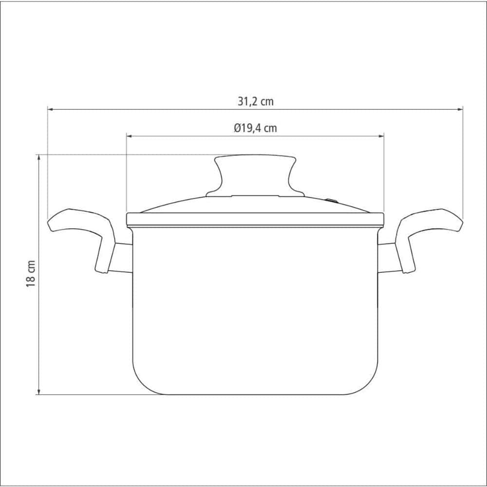 Caldeirão Tramontina Paris em Alumínio com Revestimento Inte... - Image 4