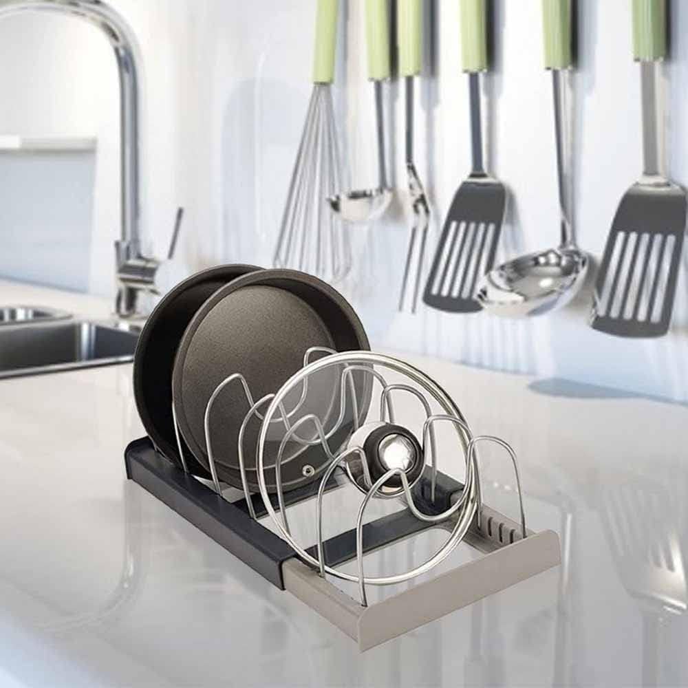 Organizador para Panelas Expansível, Tampas e Utensílios de ... - Image 3