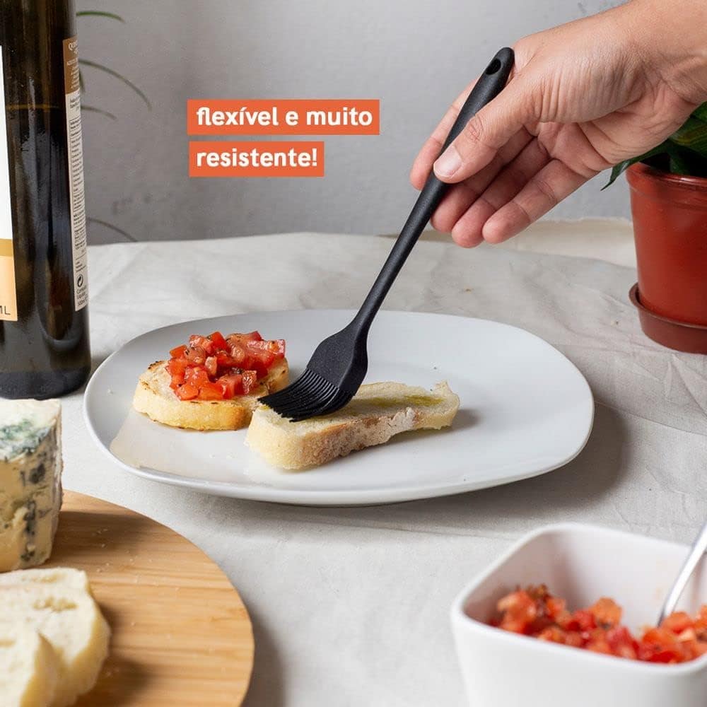 Oikos - Pincel de Silicone Pequeno Preto - Image 3