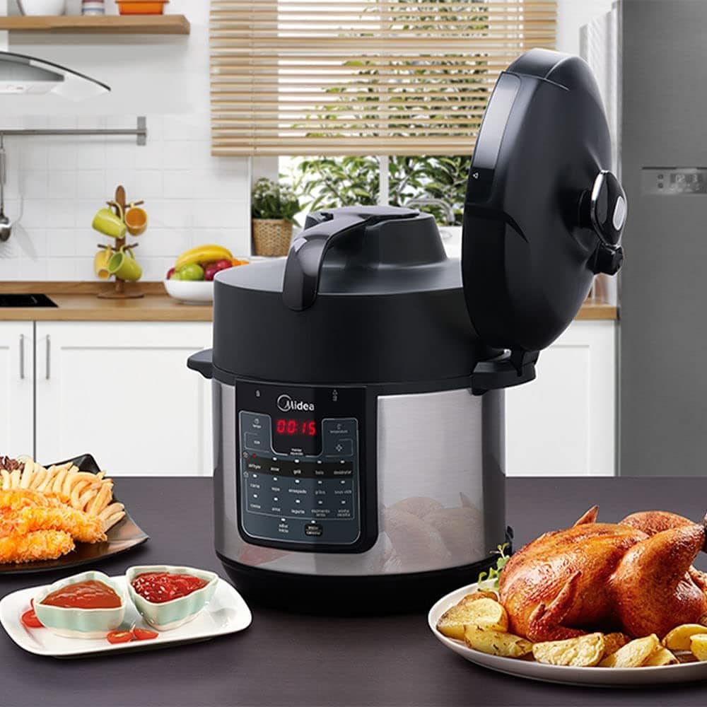 Airfryer e Panela de Pressão Kitchen Revolution Midea 6L | 2... - Image 9