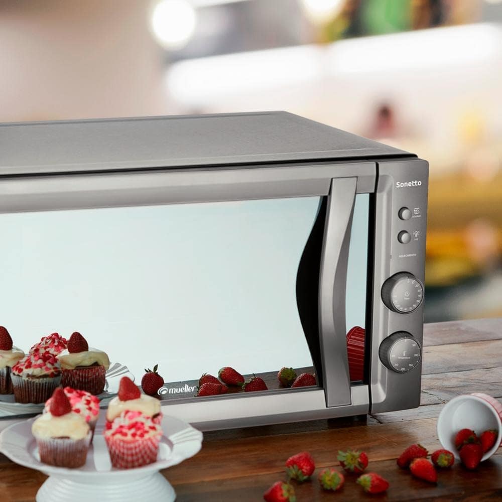 Forno Elétrico Mueller Sonetto 44L Espelhado 110V 601072012 - Image 2
