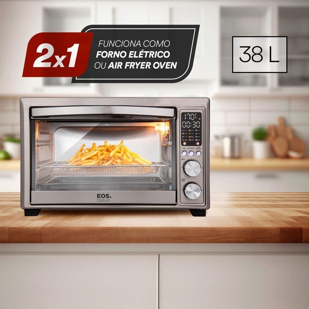 Forno e Fritadeira Air Fryer EOS 38 Litros Digital Premium I... | É bom mesmo? Descubra antes de comprar - Image 3