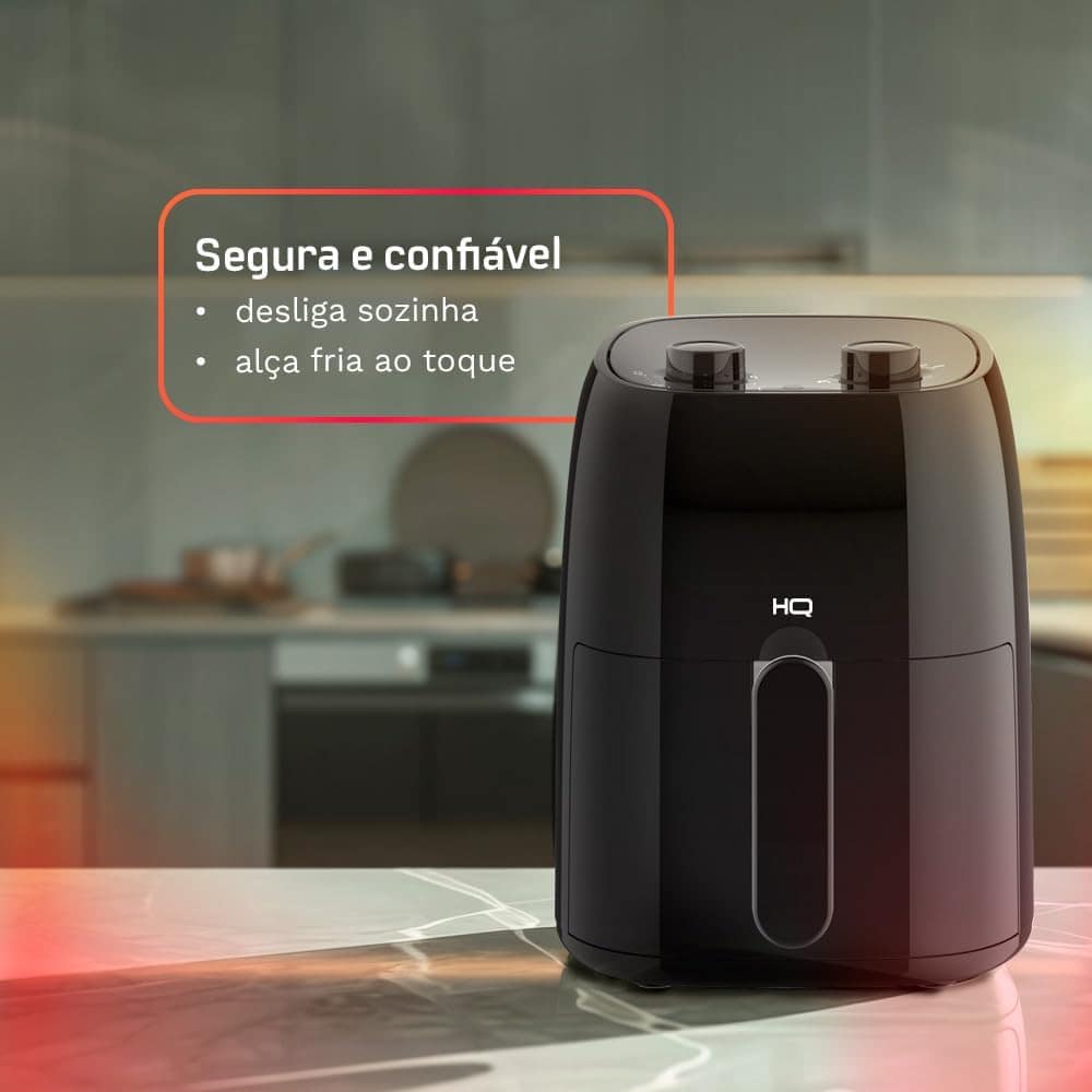 Fritadeira Sem Óleo AirFryer HQ 4,8 litros Digital Preto HQ-... | É bom mesmo? Descubra antes de comprar - Image 9