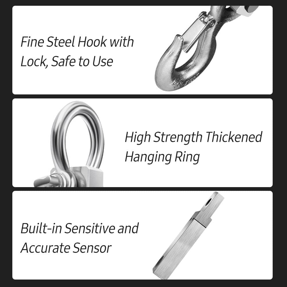 Balança suspensa digital com controle remoto 1000kg / 2204lb... - Image 3