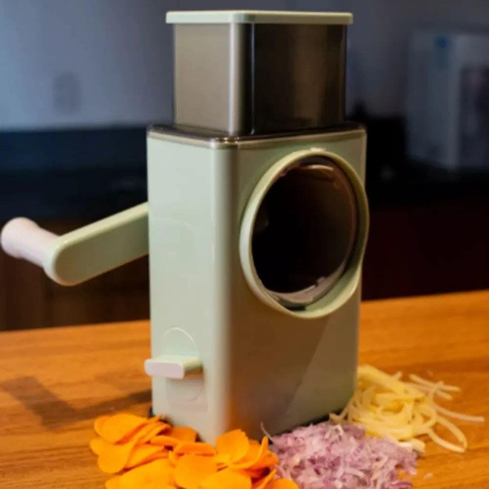 Kit Cortador Ralador Fatiador 3 Em 1 Legumes Inox - Image 6