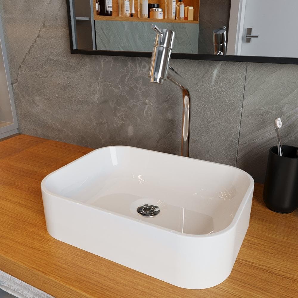 Cuba Pia Banheiro Oxford Torneira Dl08 Valvula Abs Branco Br... - Image 2