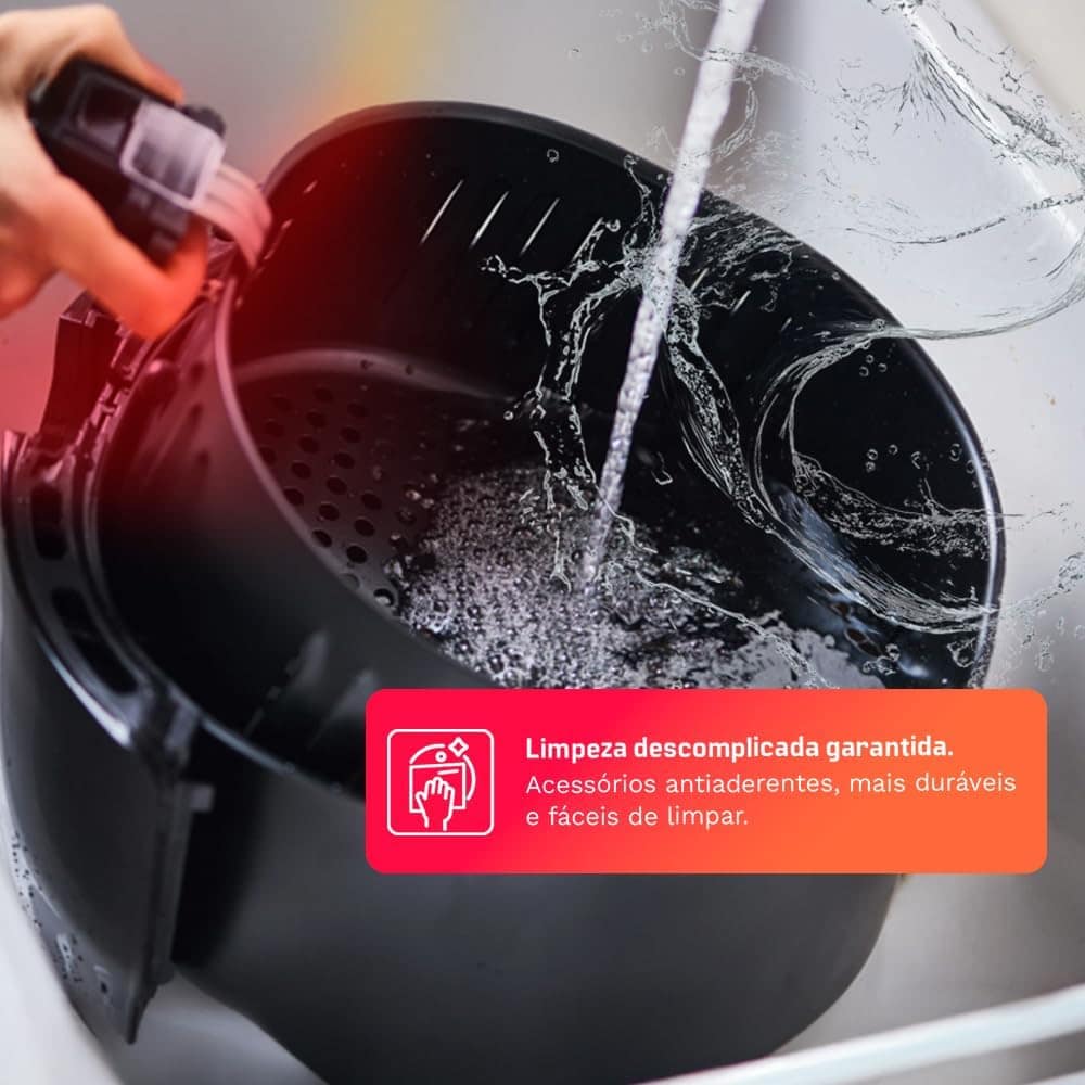 Fritadeira Sem Óleo AirFryer Oven HQ 5 em 1 12 litros Digita... | É bom mesmo? Descubra antes de comprar - Image 6