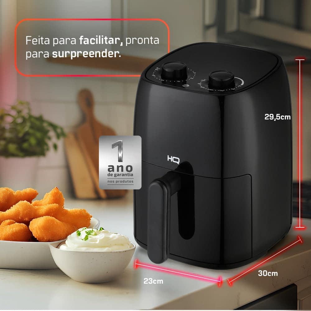 Fritadeira Sem Óleo AirFryer HQ 4,8 litros Digital Preto HQ-... | É bom mesmo? Descubra antes de comprar - Image 8