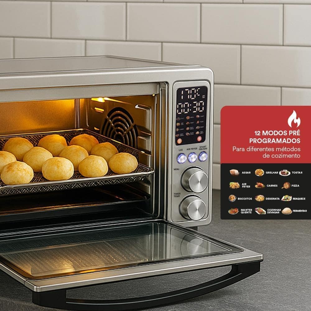 Forno e Fritadeira Air Fryer EOS 38 Litros Digital Premium I... | É bom mesmo? Descubra antes de comprar - Image 4