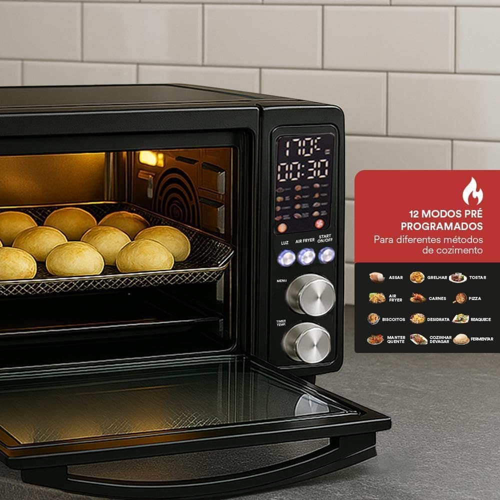 Forno e Fritadeira Air Fryer EOS 38 Litros Digital Premium A... | É bom mesmo? Descubra antes de comprar - Image 4