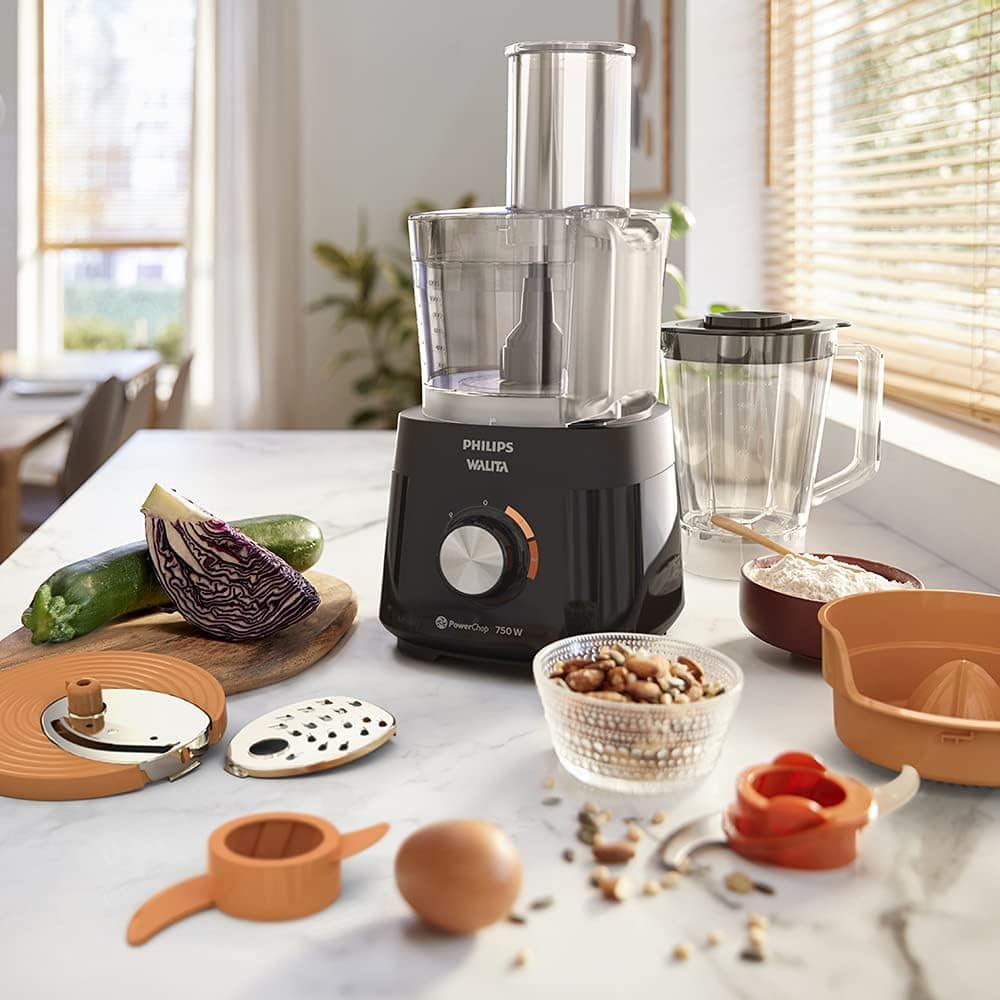 Philips Walita Multiprocessador PowerChop 750 Plus, Preto, 2... - Image 3