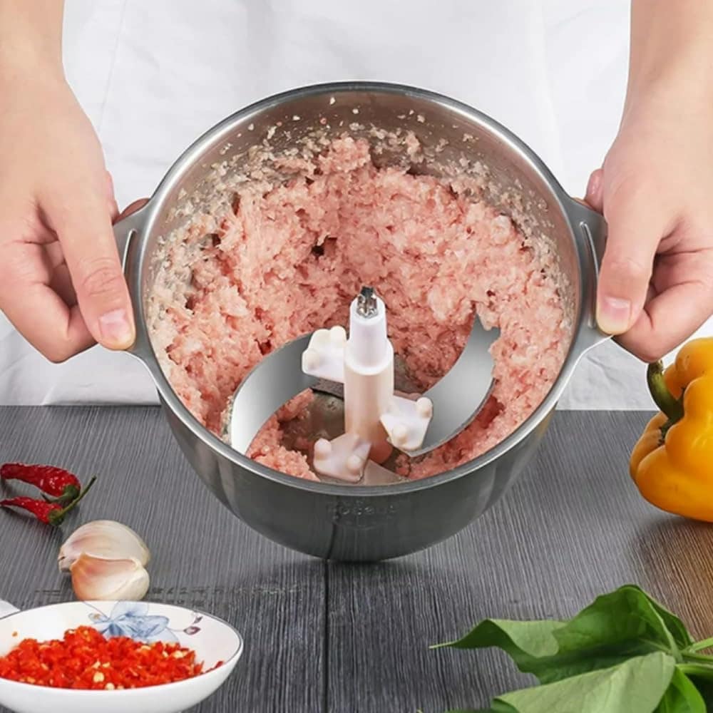 Multiprocessador Elétrico 3L Inox 110V com 850W para Carne, ... - Image 3