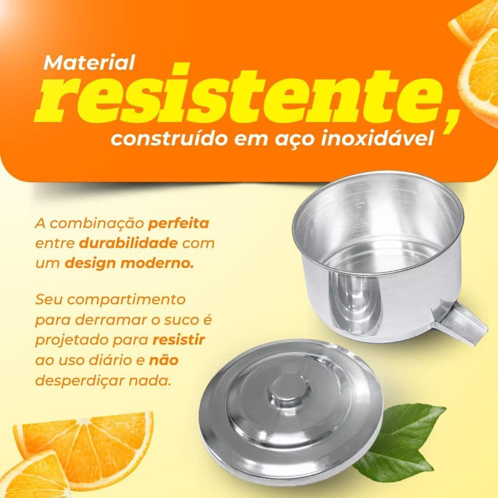 Espremedor Extrator Profissional Premium em Inox Anti-Respin... - Image 4
