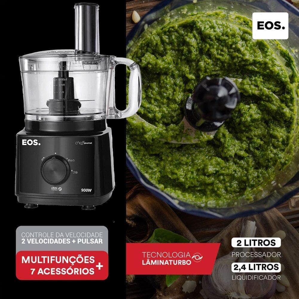 Processador de Alimentos Eos Multipro 7 em 1 900w Inox All B... - Image 6