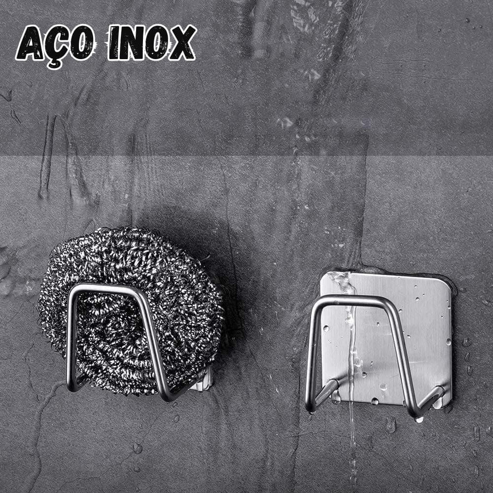 Suporte para Esponja em Aço Inoxidável, Gancho Porta Bucha p... - Image 4