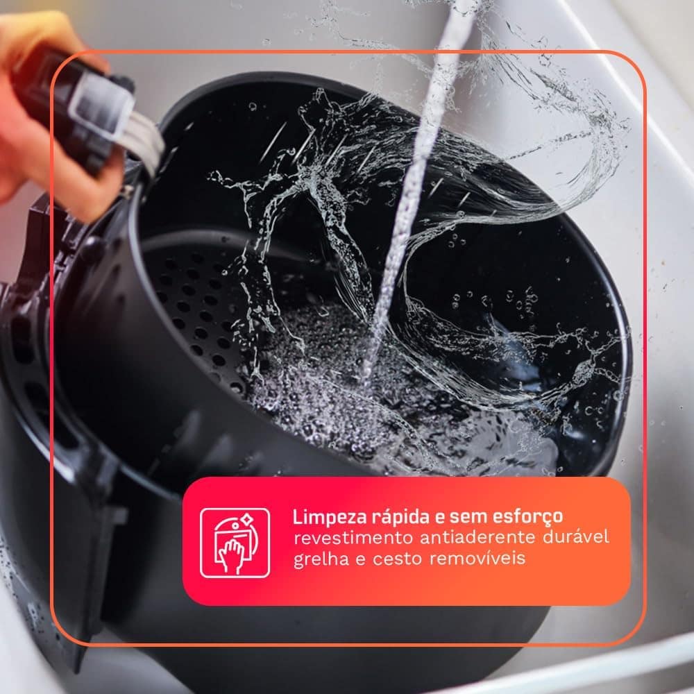 Fritadeira Sem Óleo AirFryer HQ 5 litros Digital Preto HQ-AF... | É bom mesmo? Descubra antes de comprar - Image 7