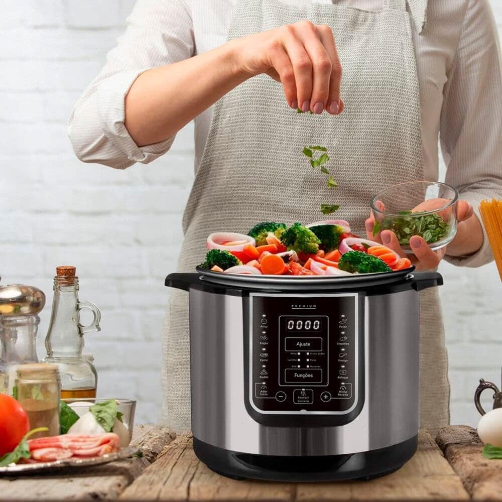 Panela de Pressão Elétrica 3 Litros Eos Multicooker Digital ... - Image 5