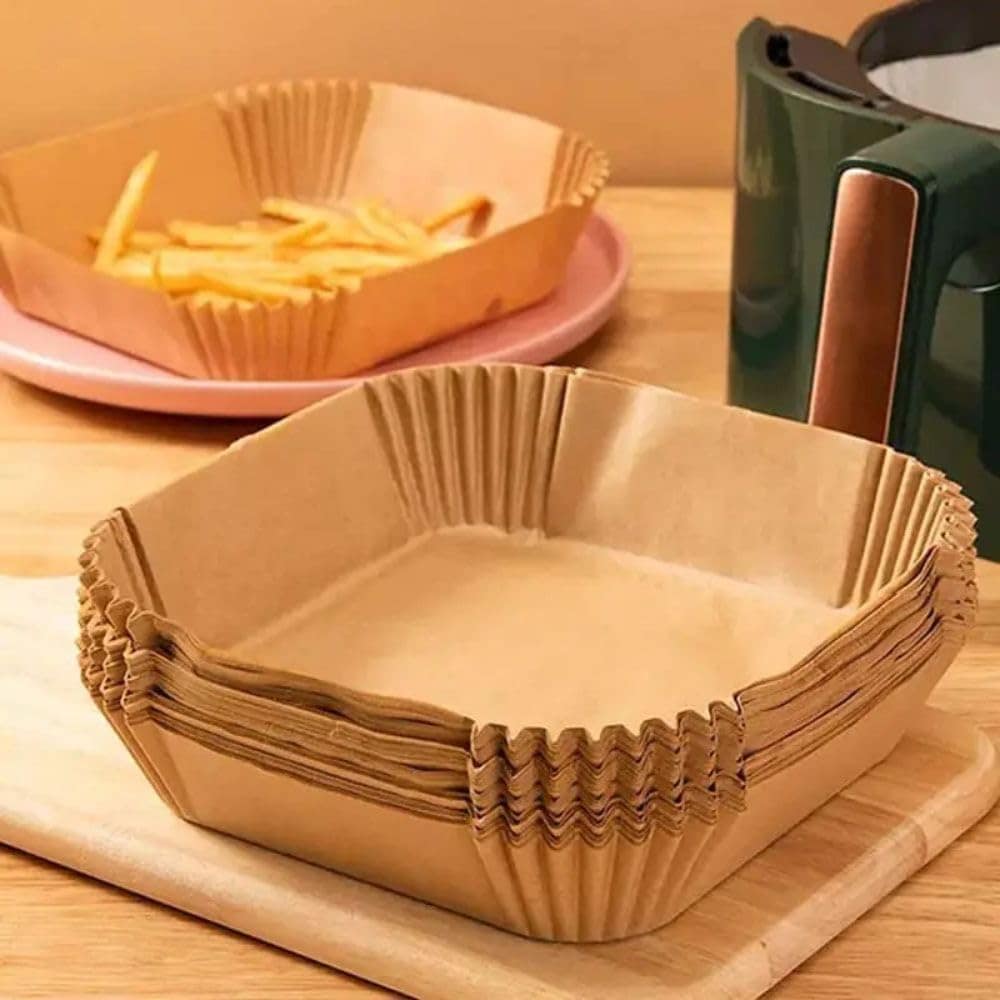Forma de Papel Descartável Quadrada Para Air Fryer Com 150 F... | É bom mesmo? Descubra antes de comprar - Image 2