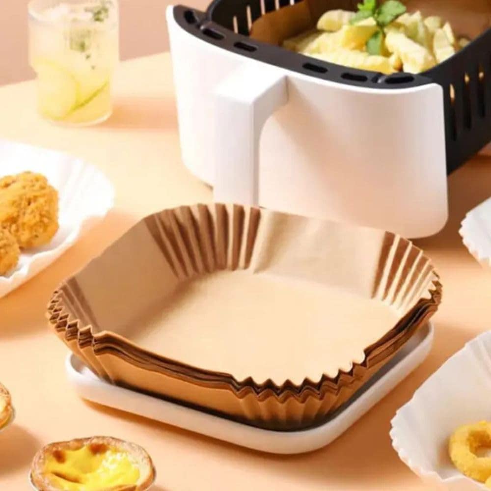Forma de Papel Descartável Quadrada Para Air Fryer Com 150 F... | É bom mesmo? Descubra antes de comprar - Image 4