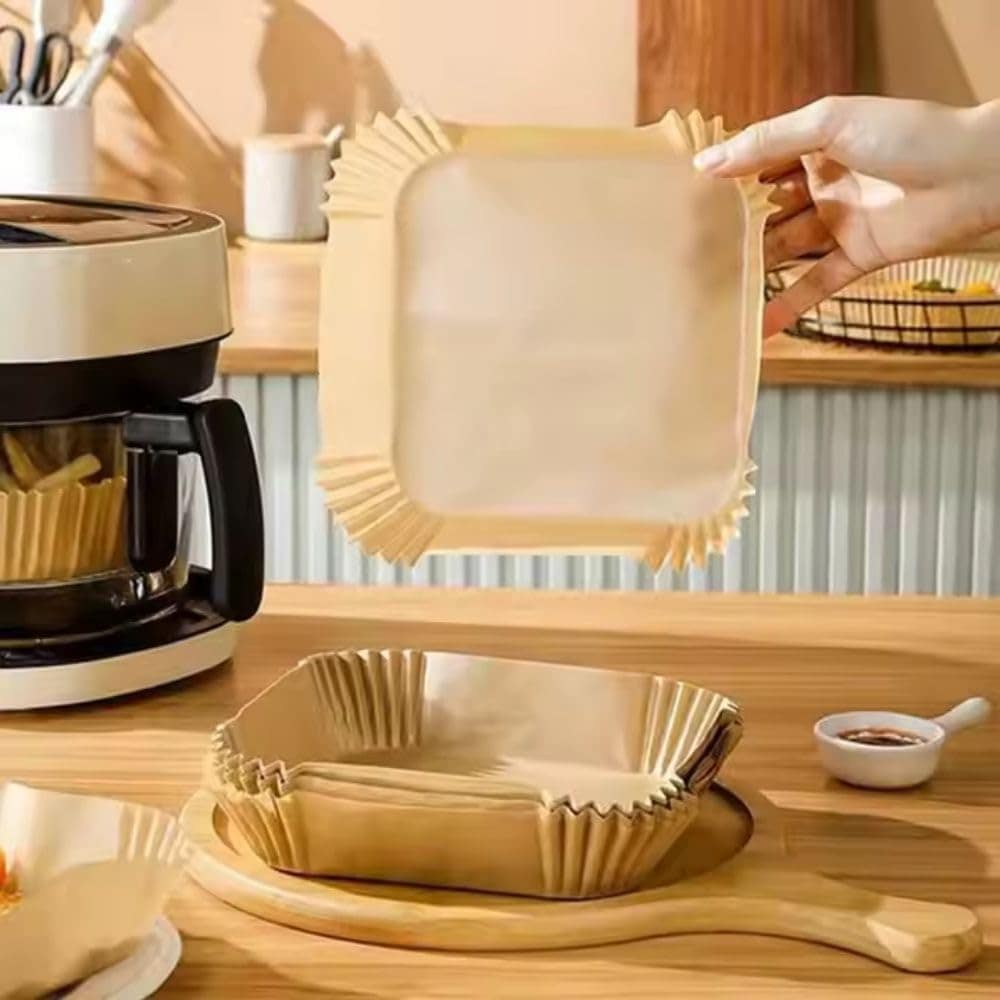 Forma de Papel Descartável Quadrada Para Air Fryer Com 150 F... | É bom mesmo? Descubra antes de comprar - Image 5
