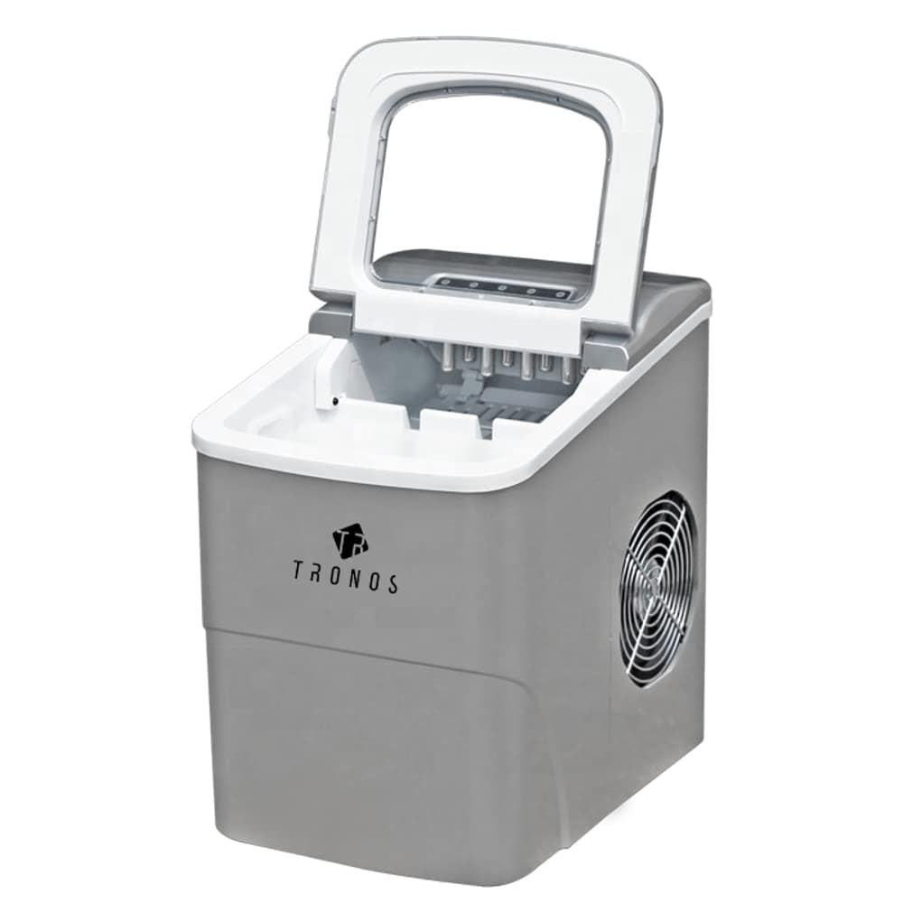 Máquina de Gelo Portátil Tronos B12-B Cinza 2 litros 12kg 11... - Image 2