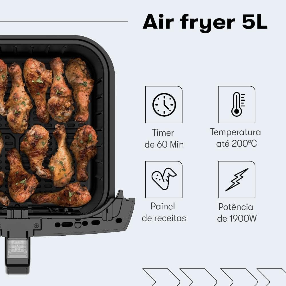 Fritadeira Air Fryer Itatiaia 5l 127v | É bom mesmo? Descubra antes de comprar - Image 6