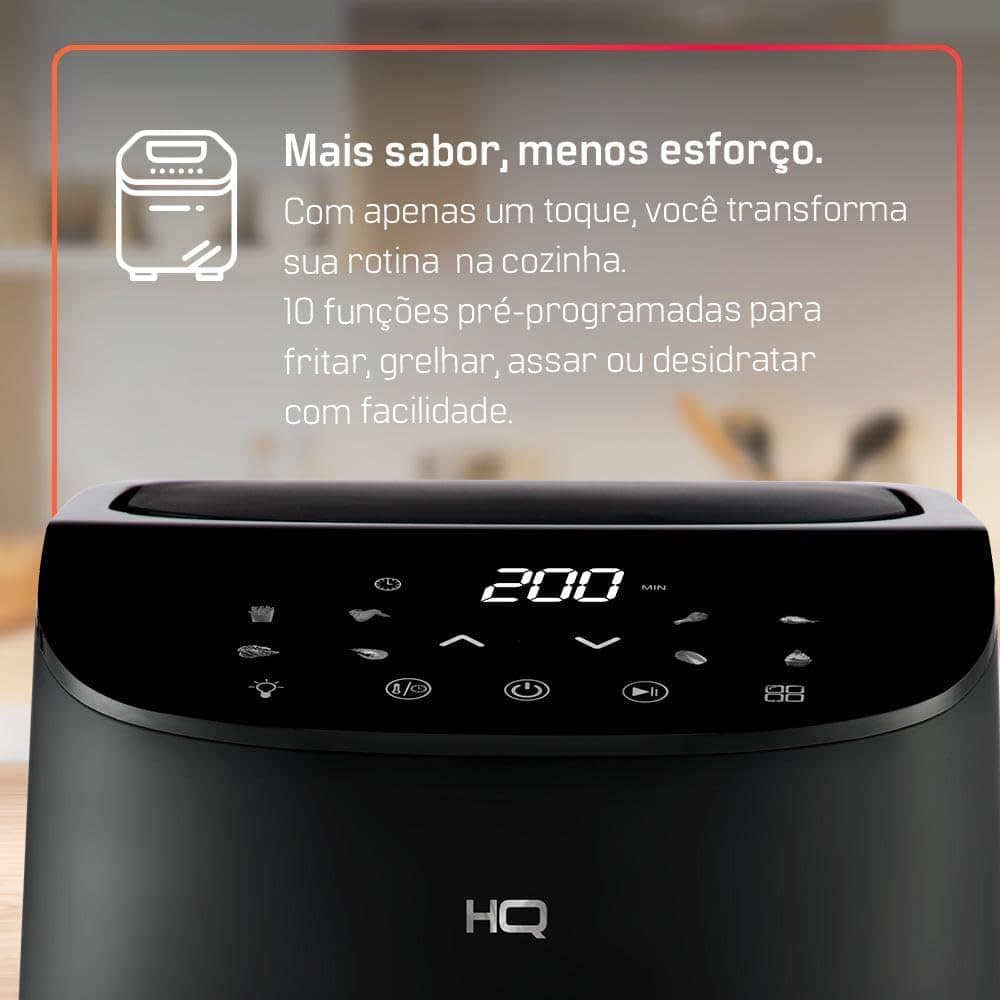 Fritadeira Sem Óleo AirFryer HQ 7 litros Digital com Visor P... | É bom mesmo? Descubra antes de comprar - Image 5