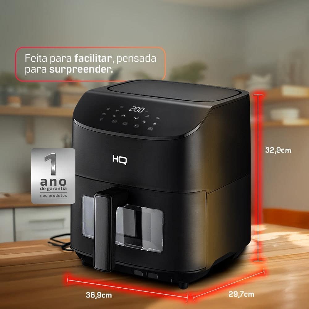 Fritadeira Sem Óleo AirFryer HQ 7 litros Digital com Visor P... | É bom mesmo? Descubra antes de comprar - Image 8