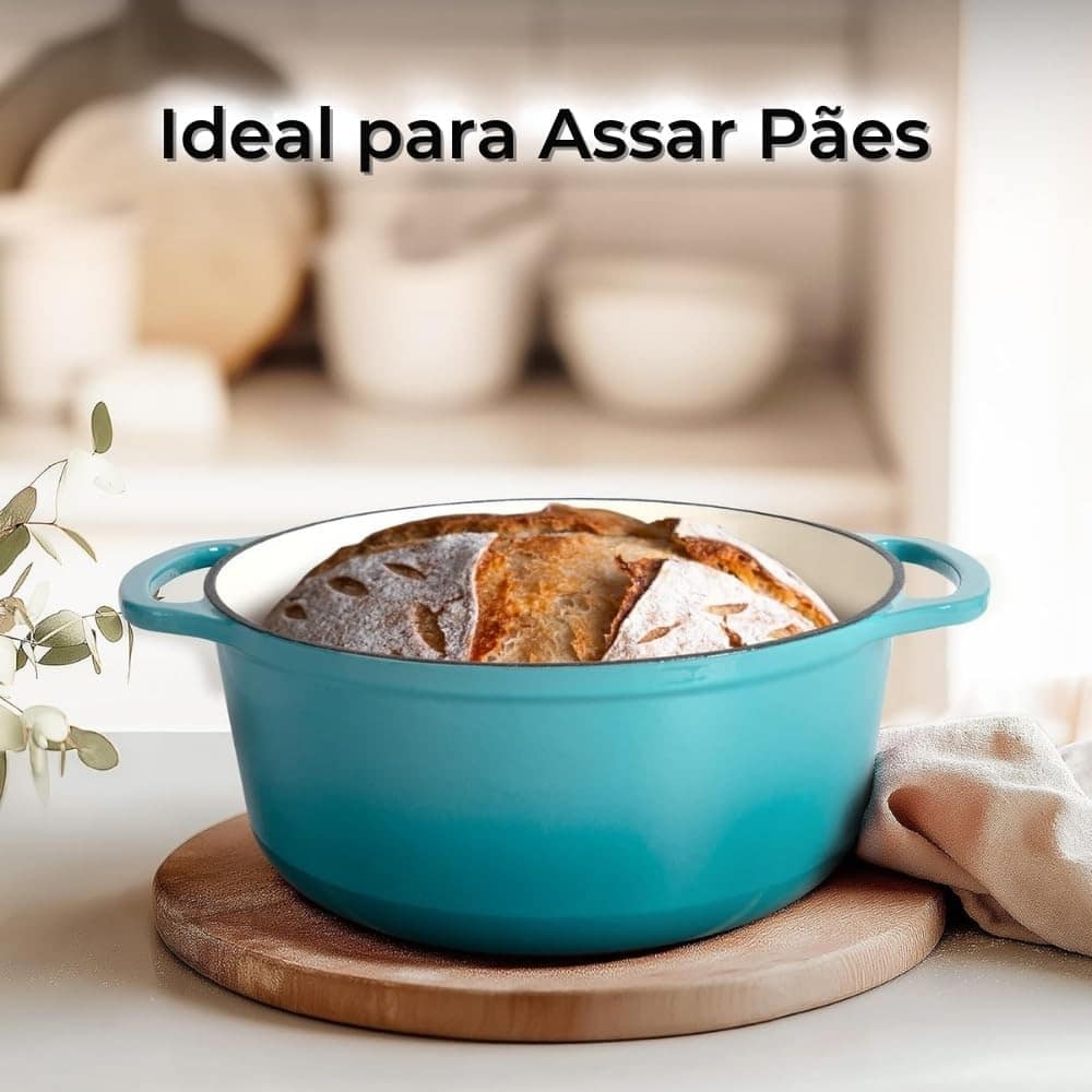 Conjunto de Panelas Holândesa Ferro Fundido Esmaltado, 4 Peç... - Image 8