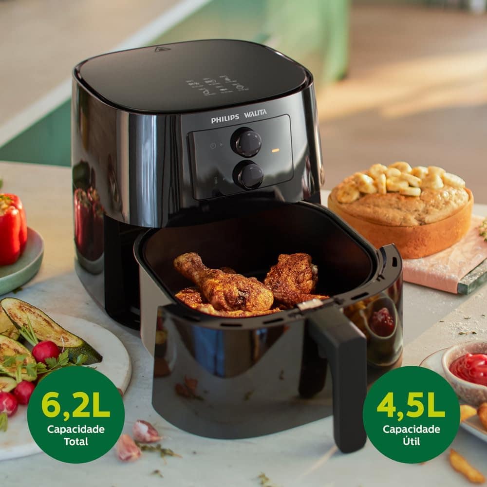 Fritadeira Airfryer Série 3000, Philips Walita, com 6.2L de ... | É bom mesmo? Descubra antes de comprar - Image 4