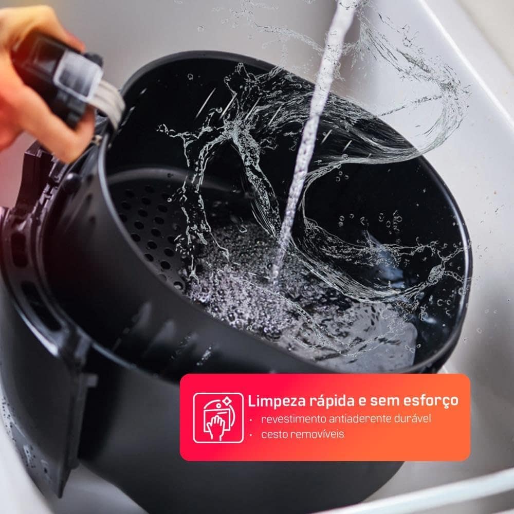 Fritadeira Sem Óleo AirFryer HQ 7 litros Digital com Visor P... | É bom mesmo? Descubra antes de comprar - Image 7