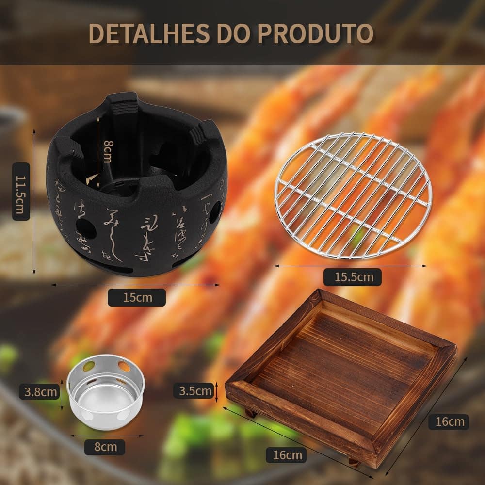 Churrasqueira Estilo Japonês, Churrasqueira Carvao, Churrasq... - Image 6