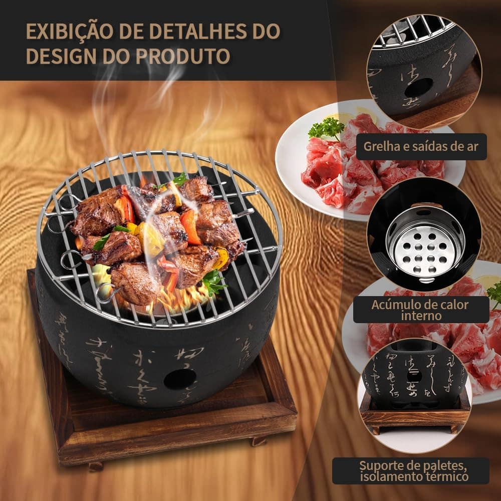 Churrasqueira Estilo Japonês, Churrasqueira Carvao, Churrasq... - Image 5