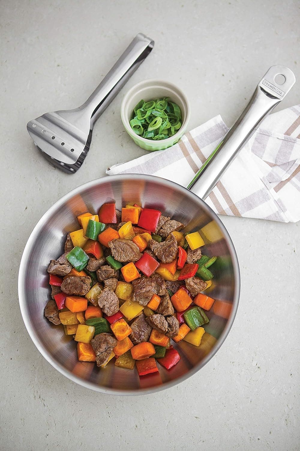 Frigideira Tramontina Professional Rasa em Aço Inox Fundo Tr... - Image 2