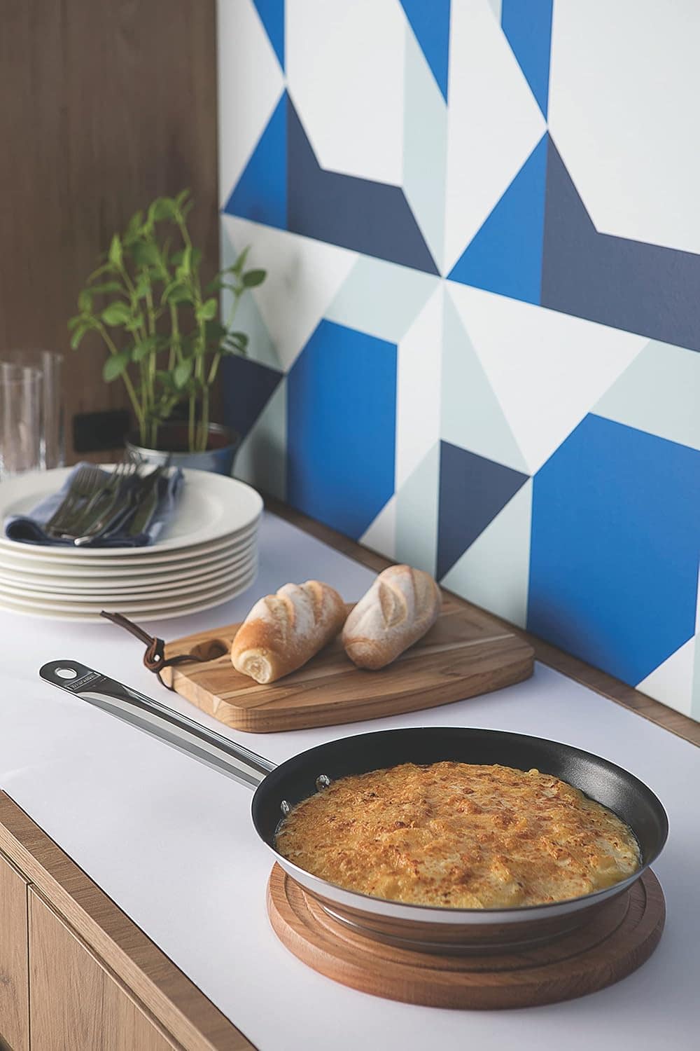 Frigideira Tramontina Professional Rasa em Aço Inox com Fund... - Image 3