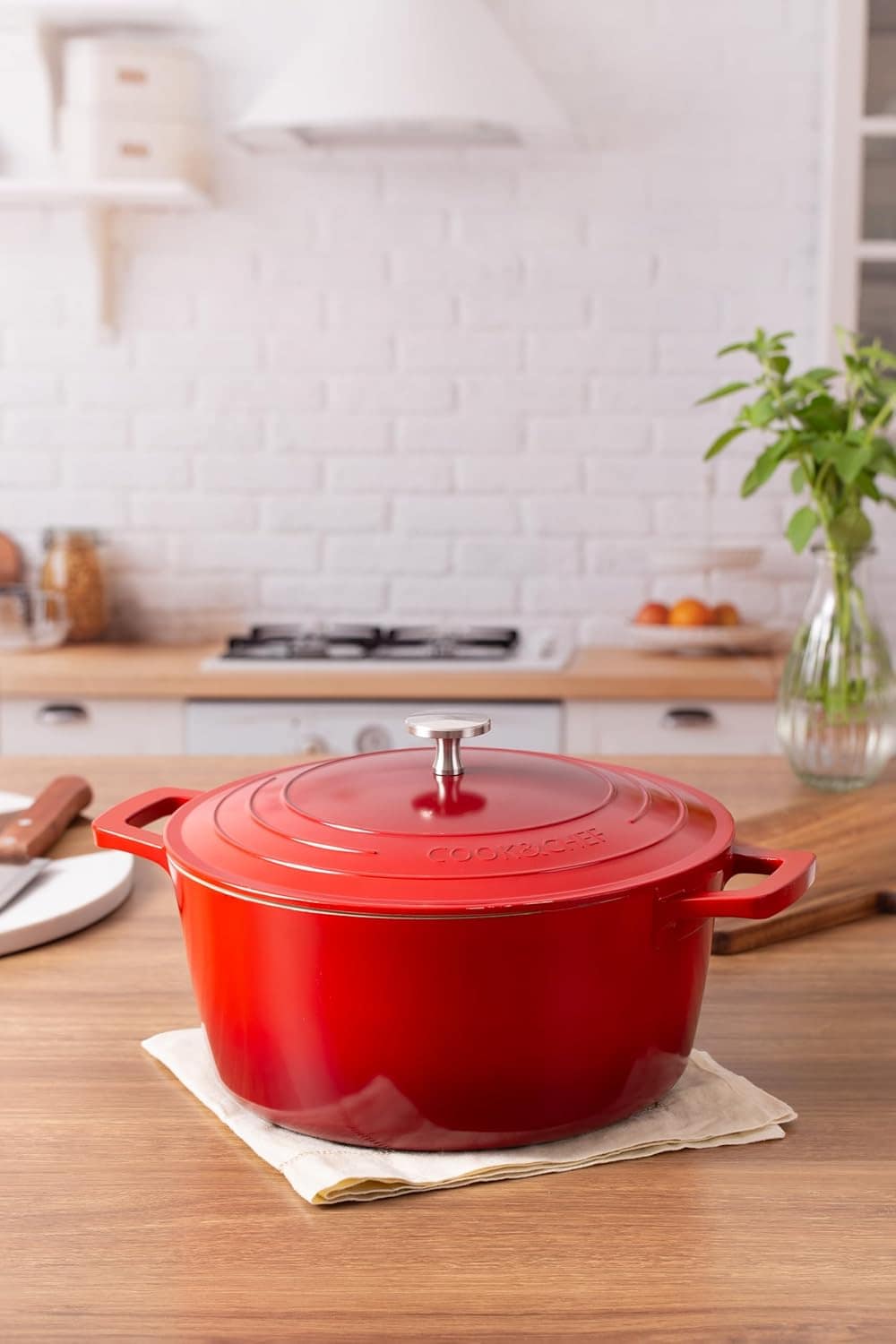 Caçarola 24 cm Revestimento Cerâmico 4,5 Litros Cook&Chef In... - Image 8