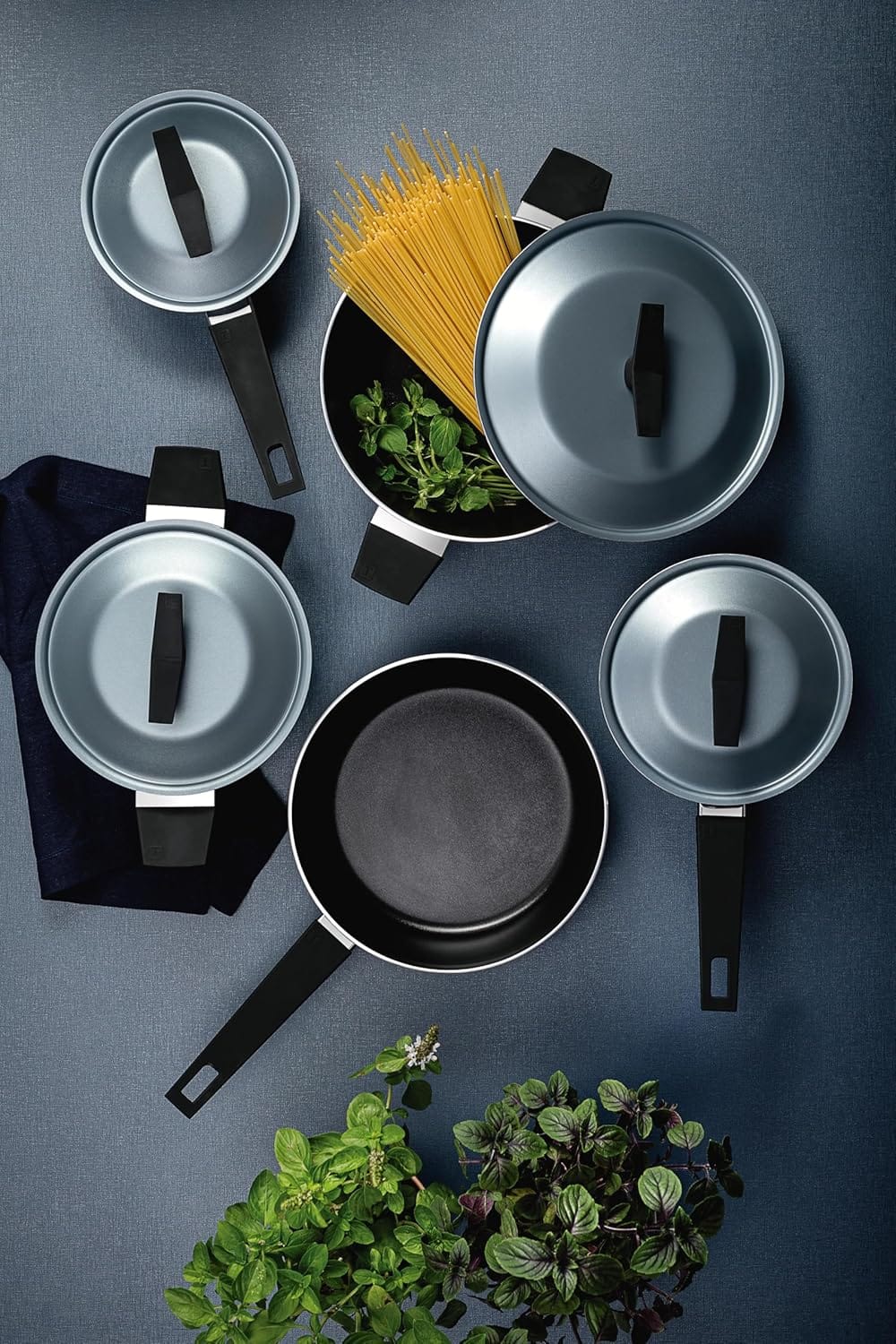 Jogo de Panelas Tramontina Spezia em Alumínio com Revestimen... - Image 2